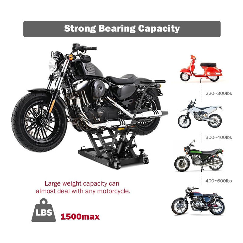 Gato Hidraulico Para Moto De 1500 Libras Motocicletas