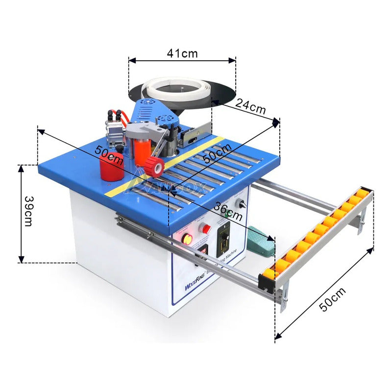 D&mtools Máquina Enchapadora Refiladora Industrial Trabajo