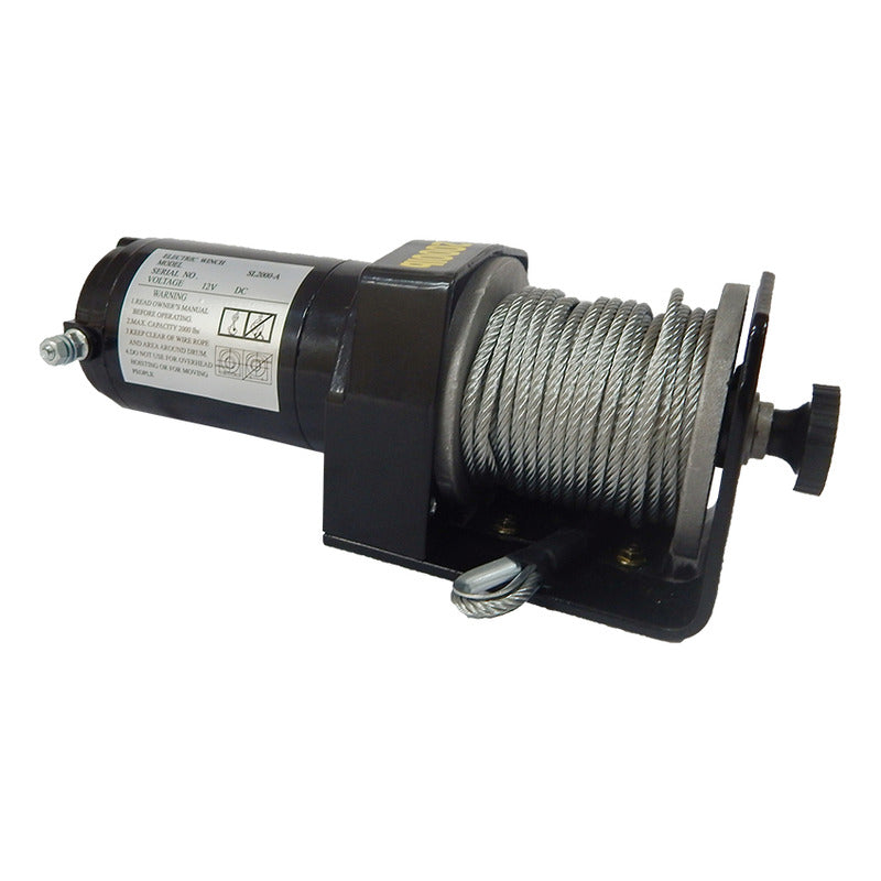 Winch Eléctrico 2000lb Trabajo Pesado 12v Automotriz Carro