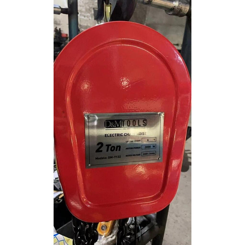 Diferencial Polipasto Eléctrica De Cadena 2 Tonelada X 6 M