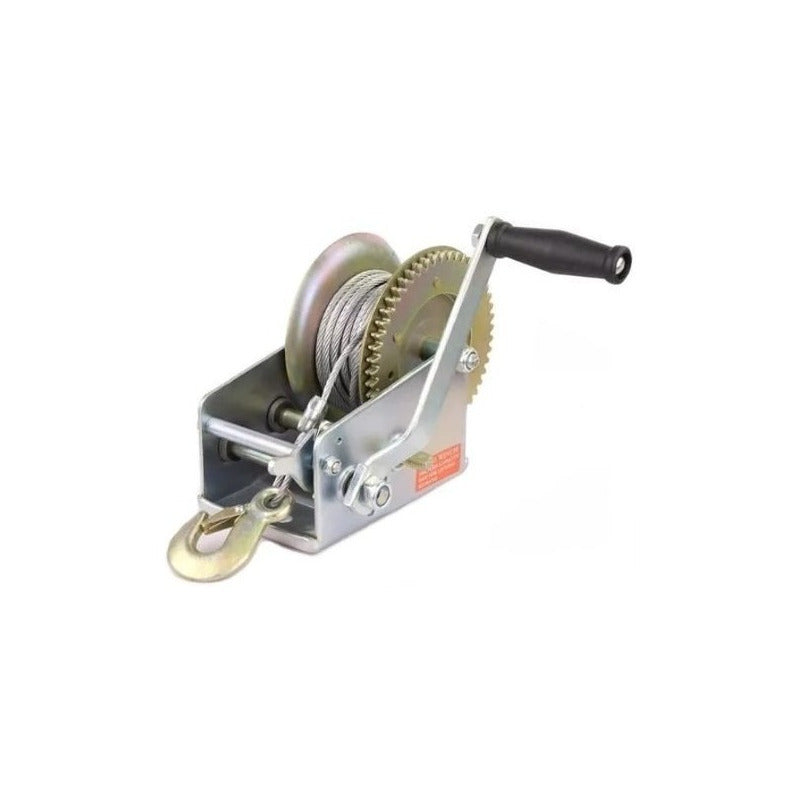 Winch Malacate Manual 1 Ton Cable De Acero Trabajo Pesado