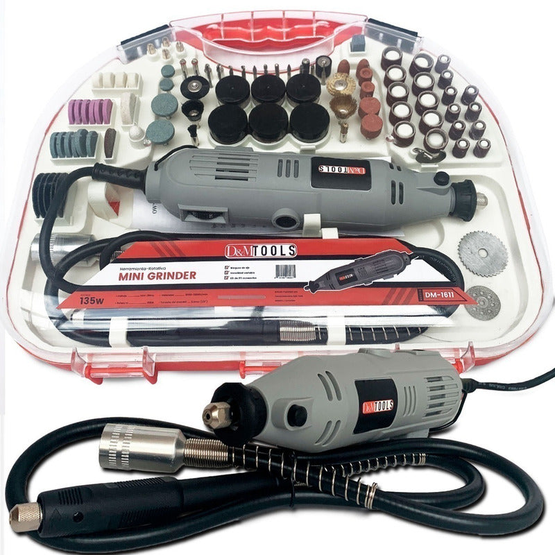 Mototool Motortool Profesional Guaya + 183 Accesorios Veloci