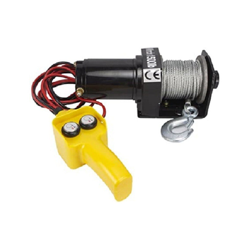 Winche De 12 Voltios Portatil De 2000 Libras