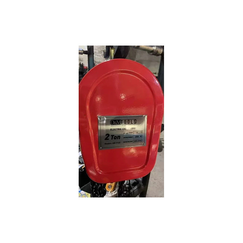 Winch Diferencial Polipasto Eléctrica De Cadena 2 Toneladas 6 Metros Cadena D&m Tools