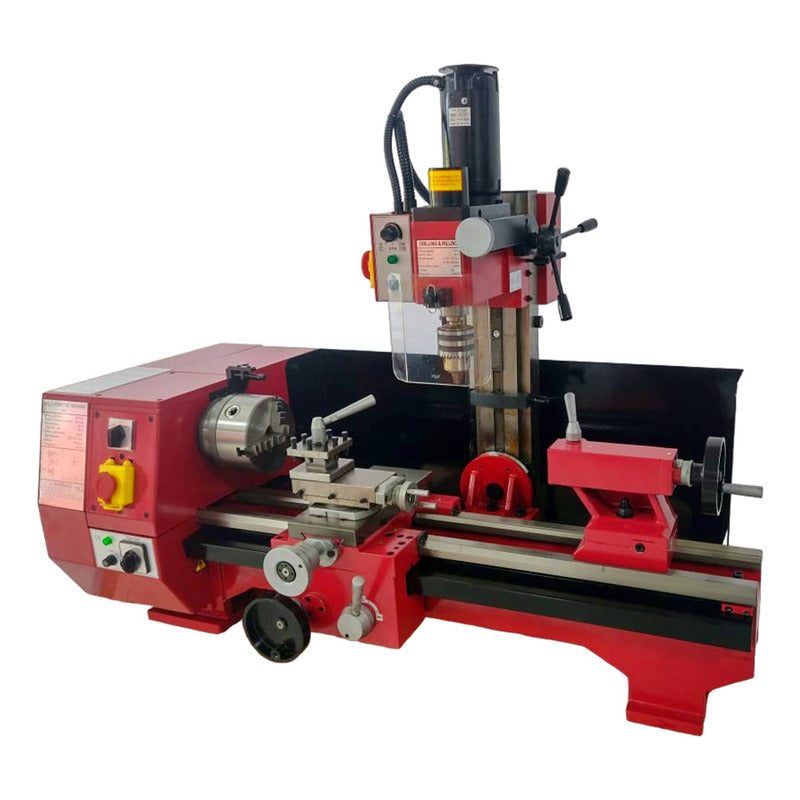 Maquina Taladradora Y Fresadora Torno Multifunción 13mm
