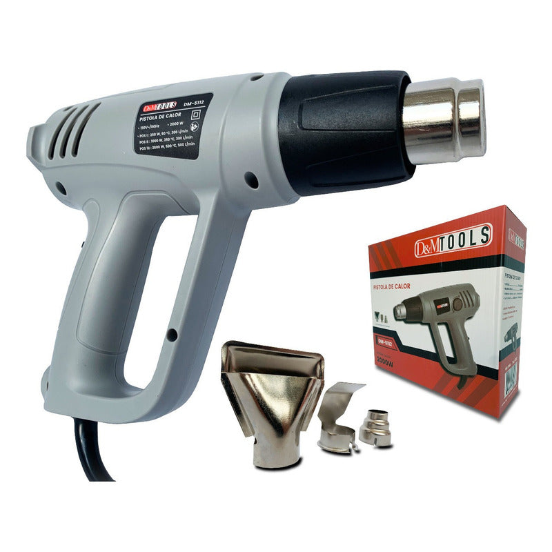 Pistola De Calor Aire Caliente 1500 Wt 2 Temperaturas