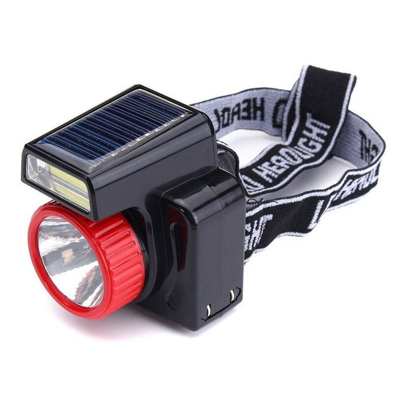Linterna Minera Solar Camping Caza Recargable