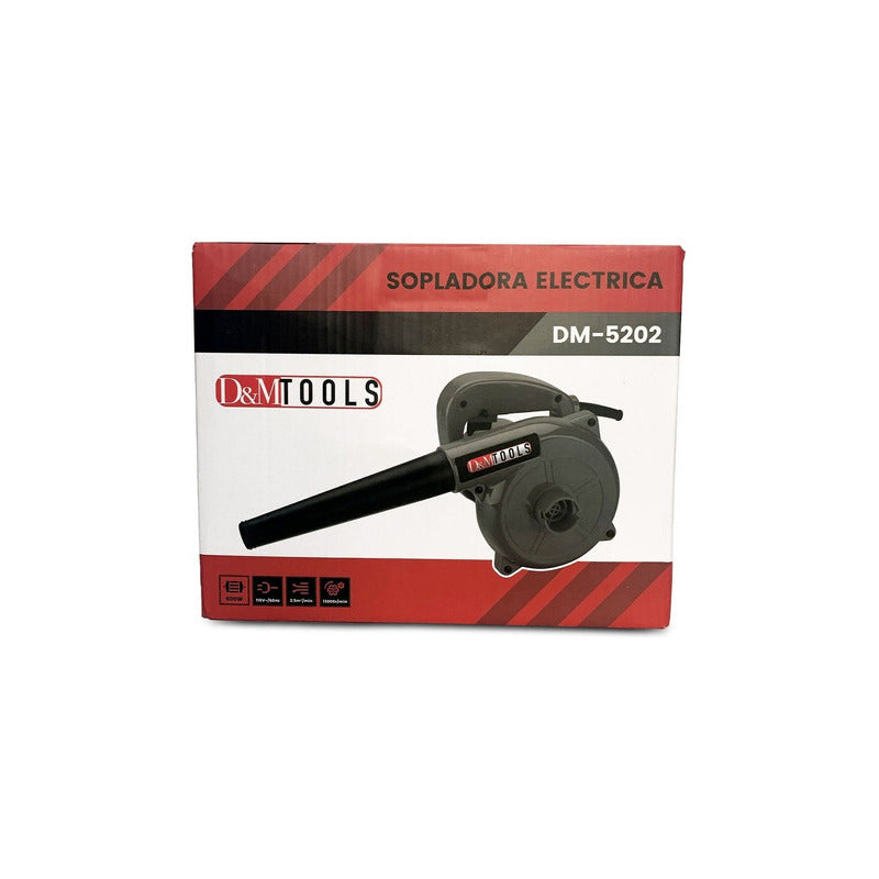 Sopladora Aspiradora Blower Potente Pc 600 W Mantenimiento Color Gris