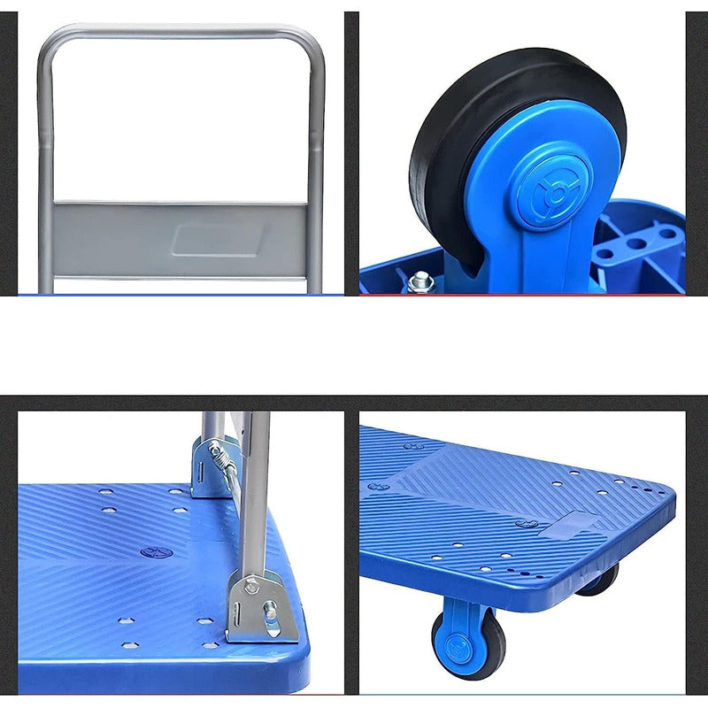 D&mtools Carreta Carga Plataforma Industrial Plegable 300kg