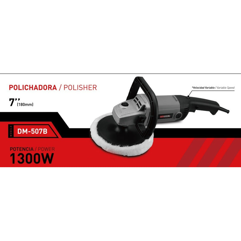 Polichadora  Industrial Para Trabajo Pesado 7 Pulgadas