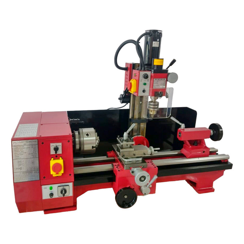 Maquina Taladradora Y Fresadora Torno Multifunción 13mm