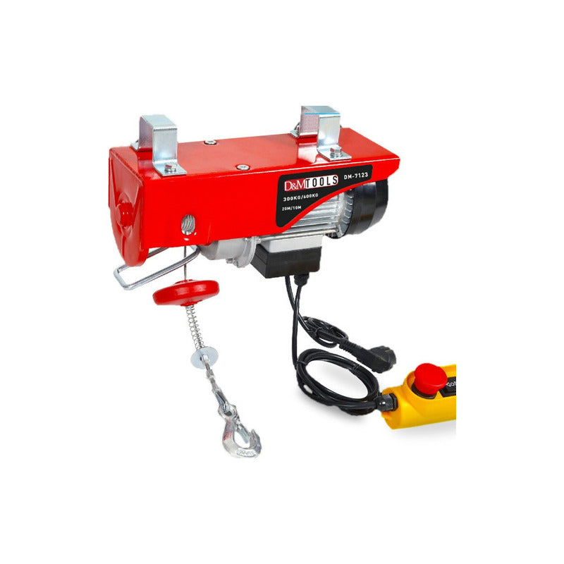 Polipasto Winch Diferencial Eléctrica 600 Kilos Polipasto Trabajo Pesado