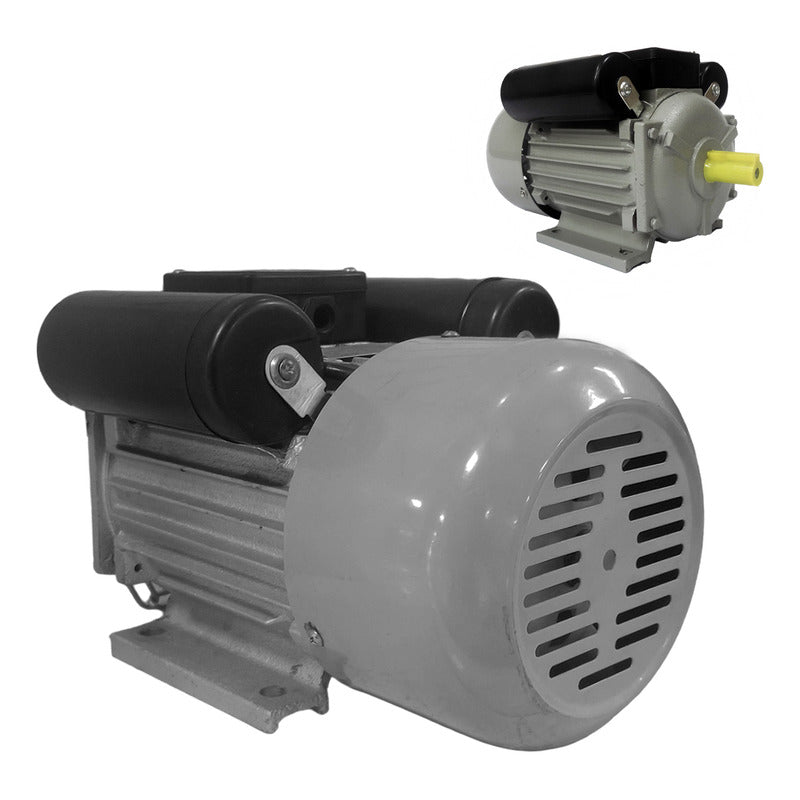 Motor Electrico Monofasico 2hp Baja Industria Trabajo Pesado