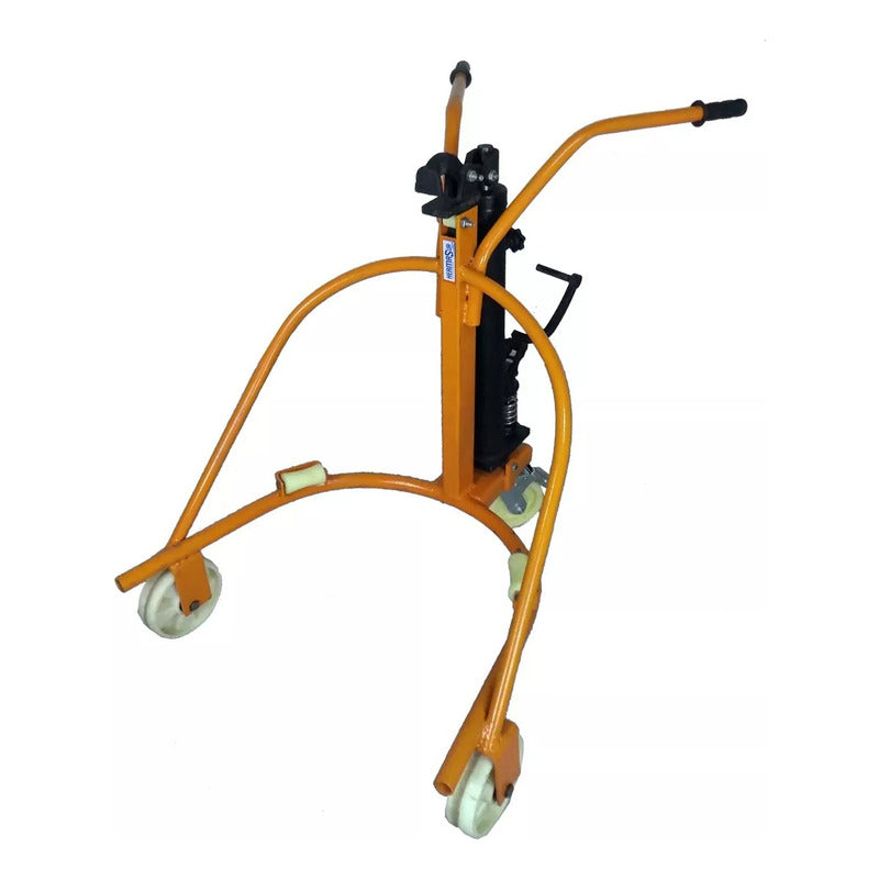 Elevador Hidraulico Canecas Porta Tambor De Aceite 350kg