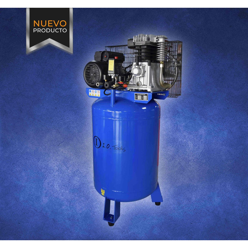 Compresor De Aire Vertical 3hp 100l Trabajo Pesado Industria