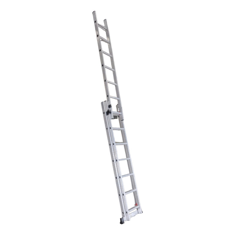 Escalera 10 Metros Multifuncional 30 Pasos Plegable Aluminio