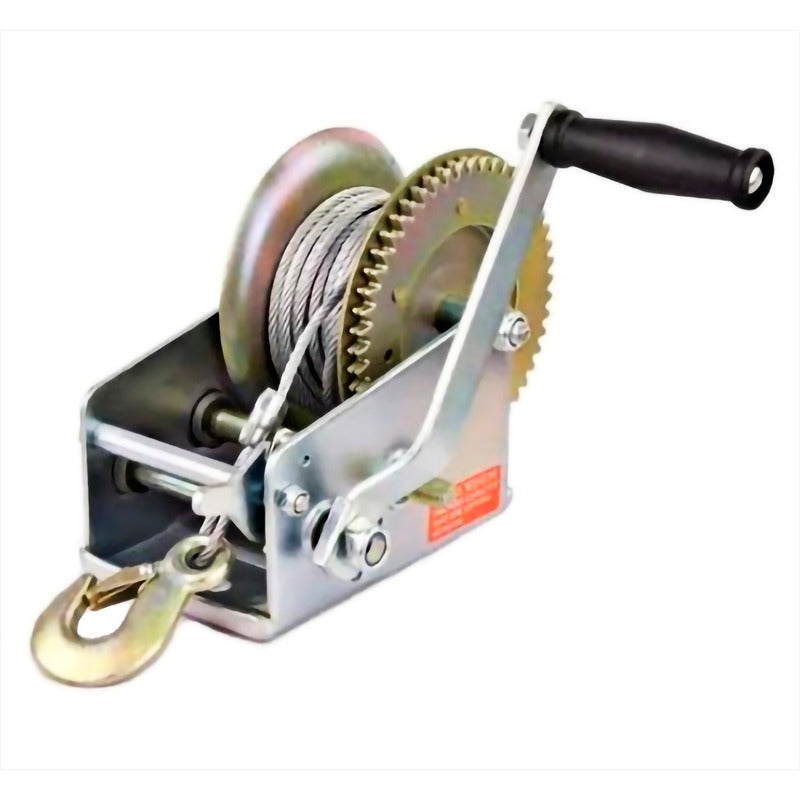 Winch Malacate Manual  1000libras Con Cable Trabajo Pesado