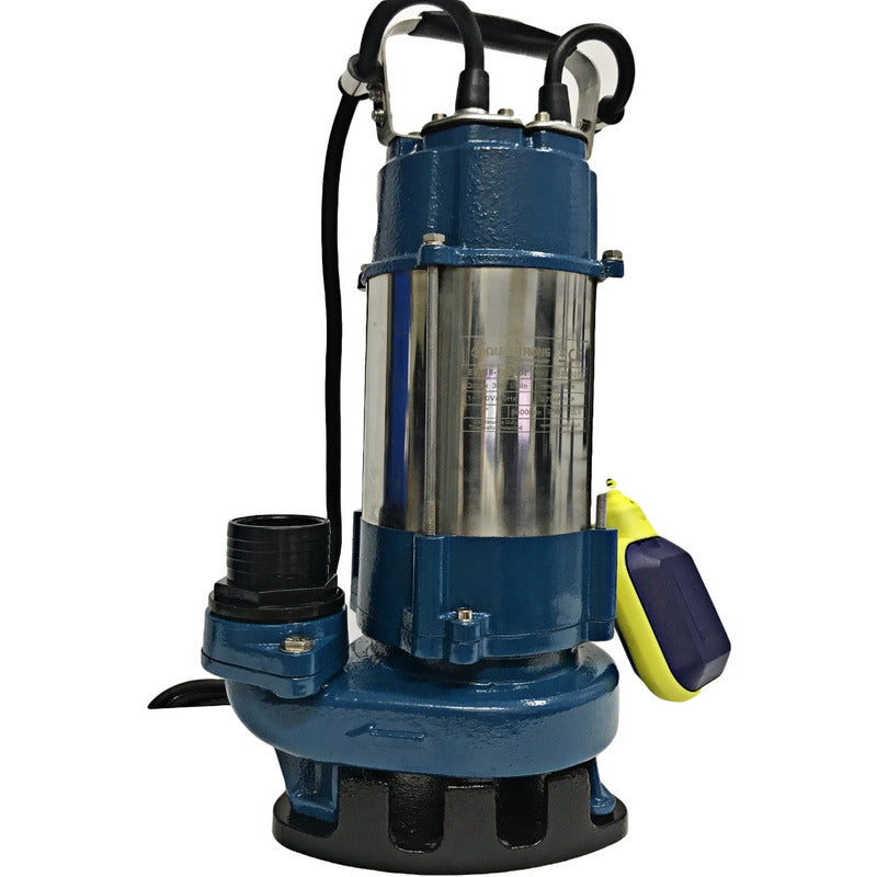 Motobomba Bomba Sumergible 2.4hp Aguas Sucias Con Triturador