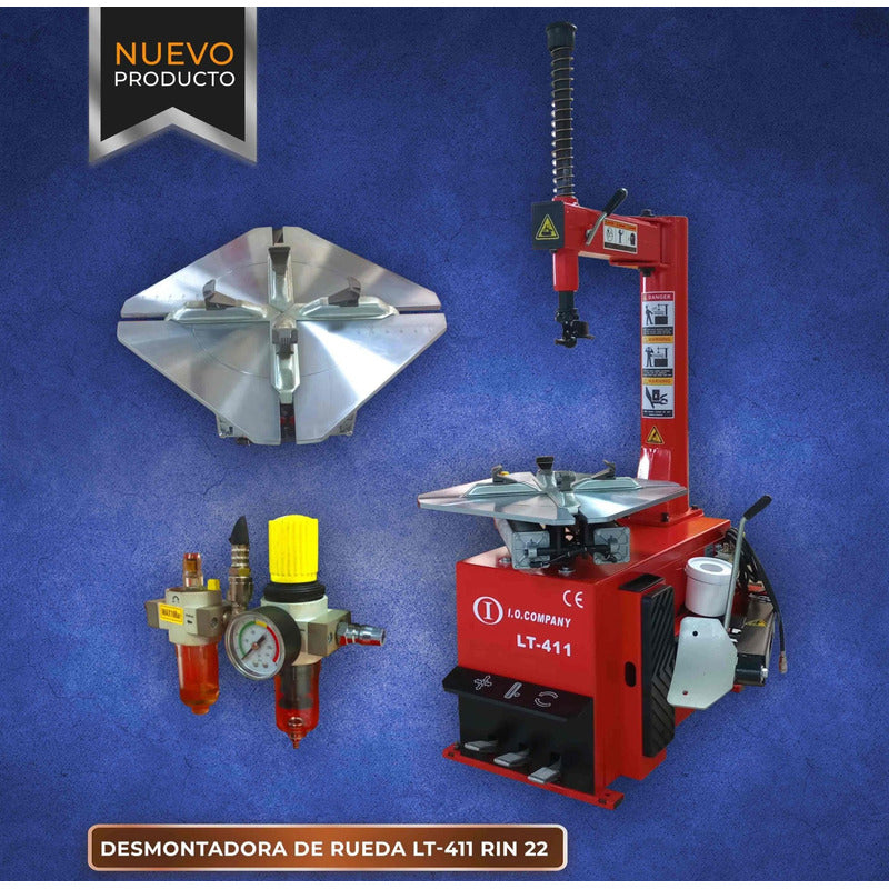 Maquina Desmontadora Llantas Montallantas Rin 22 Talleres