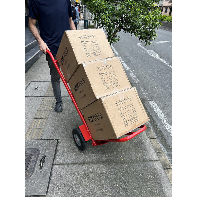 Zorra De Carga Carreta Carretilla Para Trabajo Pesado D&m Tools Plana - Capacidad 350kg
