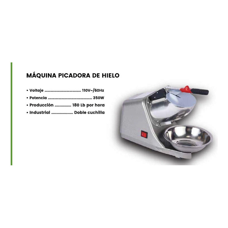 D&mtools Dm*9085 Picadora Pica Hielo Raspados Cholados Triturador De Hielo