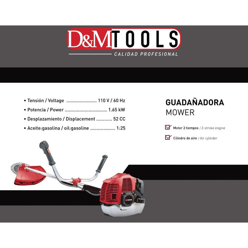 Guadañadora Ranger Profesional  7000 Rpm 1.25 Kw