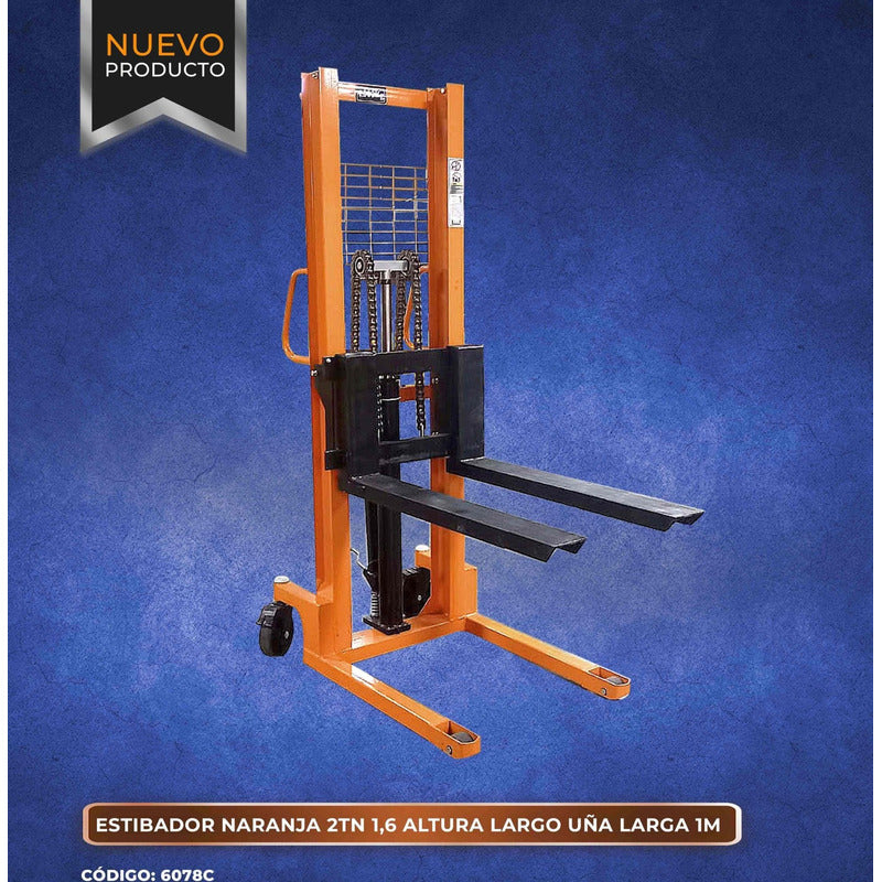 Montacargas Estibador Manual Para 2 Toneladas Industrial