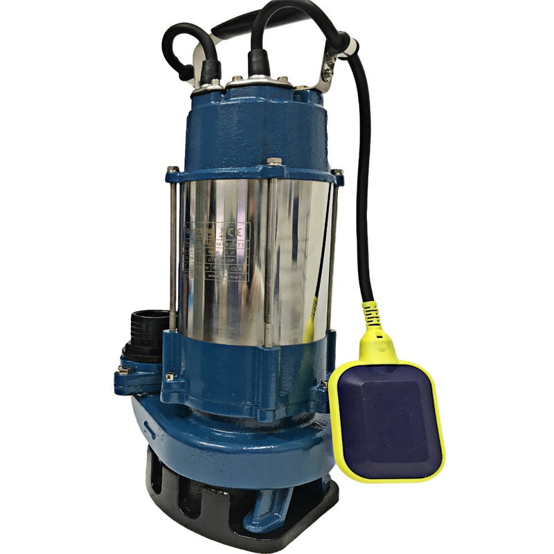 Motobomba Bomba Sumergible 2.4hp Aguas Sucias Con Triturador