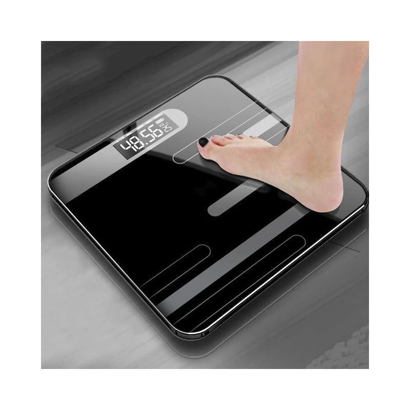 Pesa Balanza Pesa Persona Digital 150 Kilos Vidrio Capacidad Máxima 180 G Color Rosa Claro