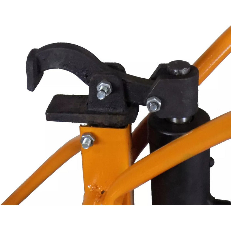 Elevador Hidraulico Canecas Porta Tambor De Aceite 350kg